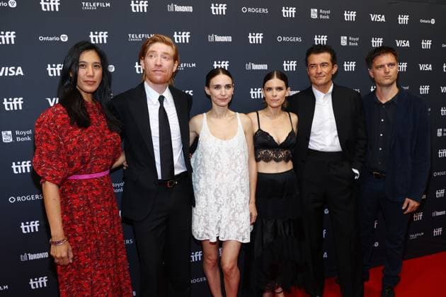 Agnes Chu, Domhnall Gleeson, Rooney Mara, Kate Mara, Orlando Bloom, Jack Riccobono at arrivals for BUCKING FASTARD Premiere at the Toronto International Film Festival (TIFF) 2026, TIFF Lightbox, Toronto, ON, September 14, 2026. Photo By: JA Everett Collection BUCKING FASTARD Premiere at the Toronto International Film Festival (TIFF) 2026 PUBLICATIONXNOTxINxCANxCHNxFRAxITAxJPNxNORxPOLxRUSxESPxUKxUSA