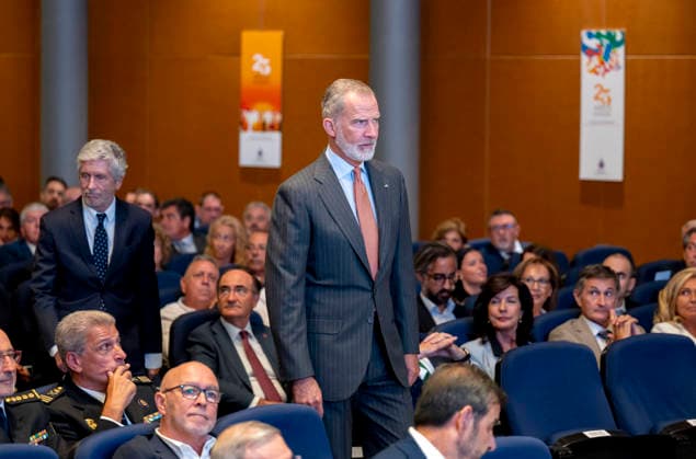The King presides over the opening of the 2026–2027 academic year at the National School of Civil Protection King Felipe VI and the Minister of the Interior, Fernando Grande Marlaska, during the opening of the 2026–2027 academic year at the National School of Civil Protection, on September 15, 2026, in Rivas Vaciamadrid, Madrid, Spain. The King presided over the opening ceremony to mark the renovation of the school’s facilities, where students will receive specialized civil protection training from the General State Administration and other entities with which the school maintains collaborative relationships. SEPTEMBER 15, 2026, Rivas Vaciamadrid, Madrid, Rivas Vaciamadrid, Madrid, Spain Copyright: xAlbertoxOrtegax 7776037