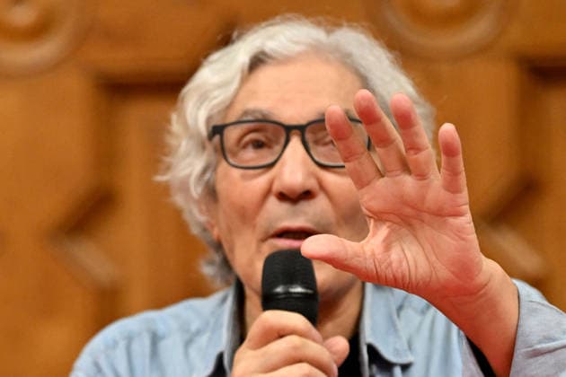 Boualem Sansal, the Franco-Algerian writer, participated in a conference at the Mediterranean University Center (CUM) in Nice, on September 16, 2026. The conference was moderated by Vincent Hervouët, a journalist for Europe 1 and co-founder of France Info and LCI, before a packed auditorium. Bruno Bebert Bestimage Boualem Sansal, the Franco-Algerian writer, participated in a conference at the Mediterranean University Center (CUM) in Nice on September 16, 2026. The conference was moderated by Vincent Hervouët, a journalist for Europe 1 and co-creator of France Info and LCI, in front of a packed auditorium. Nice, France Copyright: xBrunoxBebertx xBestimagexBrunoxBebertx xBestimagex