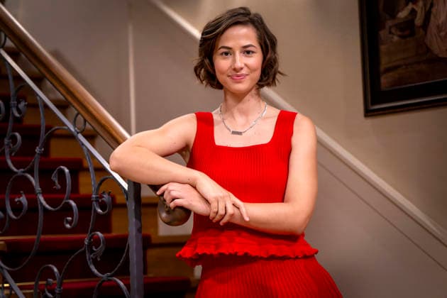 September 16, 2026, ARD telenovela *STURM DER LIEBE*, photo shoot for Season 23 on the film set in Munich, at Bavaria Film in Geiselgasteig, in the studio set of the fictional Hotel Fürstenhof. The new season premieres on November 4, 2026. Actress Pippa Fee Rupperti, who plays Emilia Jakobi, on the set of the series on September 16, 2026, ARD series *Sturm de