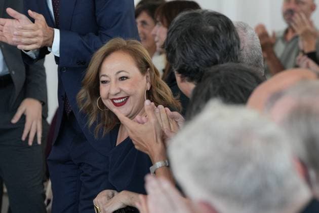 Carmen Machi, 2026 National Film Award Winner Actress Carmen Machi during the National Film Award ceremony on September 19, 2026, in San Sebastián, Guipúzcoa, Basque Country, Spain. The National Film Award, presented as part of the San Sebastián Film Festival, recognizes the most outstanding contribution to Spanish cinema, as demonstrated primarily through a work released to the public or professional work carried out during the year 2025, or, in duly justified exceptional cases, it is awarded in recognition of a professional career. SEPTEMBER 19, 2026 San Sebastián, Guipúzcoa, Basque Country, Spain Copyright: xUnanuex 7785400