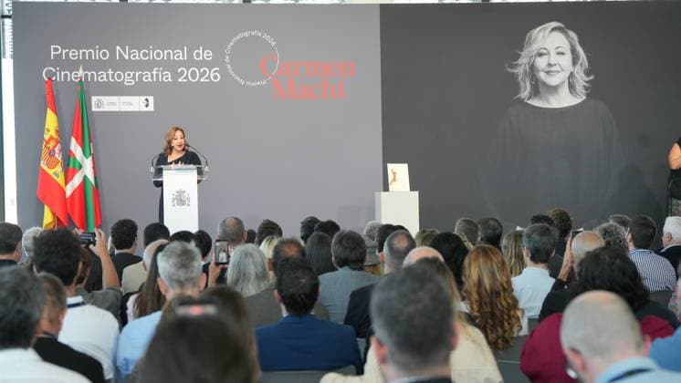 Carmen Machi, 2026 National Film Award Winner Actress Carmen Machi during the National Film Award ceremony on September 19, 2026, in San Sebastián, Guipúzcoa, Basque Country, Spain. The National Film Award, presented as part of the San Sebastián Film Festival, recognizes the most outstanding contribution to Spanish cinema, as demonstrated primarily through a work released to the public or professional work carried out during the year 2025, or, in duly justified exceptional cases, it is awarded in recognition of a professional career. SEPTEMBER 19, 2026 San Sebastián, Guipúzcoa, Basque Country, Spain Copyright: xUnanuex 7785402