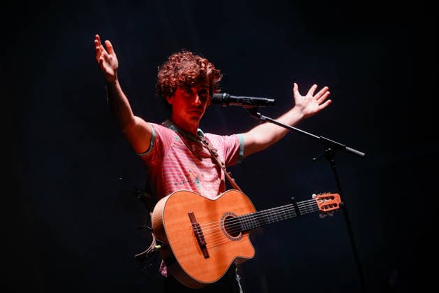 Guitarricadelafuente Concert at the Festival B in Barcelona The artist Guitarricadelafuente during his performance at the Festival B, at the Parc del Fòrum, on September 19, 2026, in Barcelona, Catalonia, Spain. Álvaro Lafuente Calvo, known professionally as Guitarricadelafuente, is a singer-songwriter, guitarist, and actor. This is one of the main performances on the closing day of Festival B, featuring part of the repertoire from his latest album, *Spanish Leather* SEPTEMBER 19, 2026 CATALONIA CONCERT MUSIC GUITARRICA ÁLVARO LAFUENTE CALVO MUSICIAN SINGER-SONGWRITER ACTOR CULTURE Kike Rincó Barcelona Catalonia Barcelona Catalonia Spain Copyright: xKikexRinconx 7787094