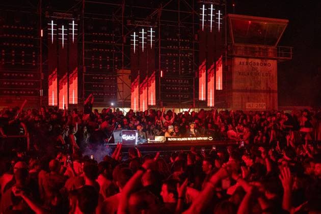 September 19, 2026, Maia, Portugal: Tamer Malki and Rami Abousabe members of the electronic music duo Bedouin perform during the second edition of Bloom Festival 2026 at Maia Airfield. Second edition of Bloom Festival 2026 held at Maia Airfield, near Porto, Portugal, on 18 and 19 September 2026. The electronic music festival featured performances across multiple stages from national and international artists, including The Blaze, Bedouin, Seth Troxler, DJ Vibe, Bora Uzer, Louie Vega, NTO, Dennis Cruz and Xinobi. The event combined live performances, visual production and sunrise sessions, attracting electronic music fans to Maia Airfield over two days of programming. Maia Portugal - ZUMAs197 20260919_aaa_s197_379 Copyright: xDiogoxBaptistax