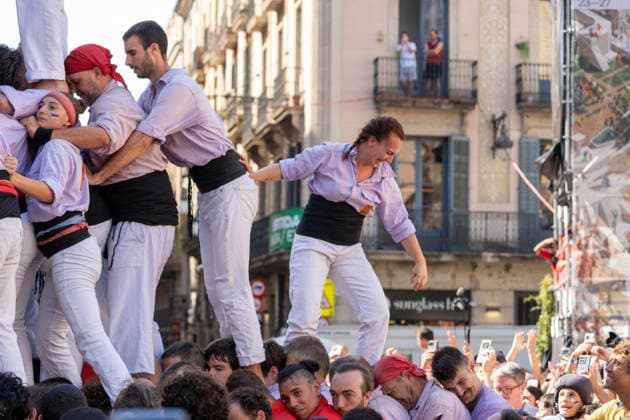 La Merce festival 2026, Placa Sant Jaume. Castellers day, 27 September. Barcelona, Catalunya. September. Barcelona, Catalunya. celebrations, September 27, 2026, Placa Sant Jaume, Barcelona, Catalonia., Credit:Ivan Sanchez Jimenez Ivan Sanchez Avalon Copyright: xIvanxSanchezxJimenezx xIvanxSanchezx xAvalonx 1138673696