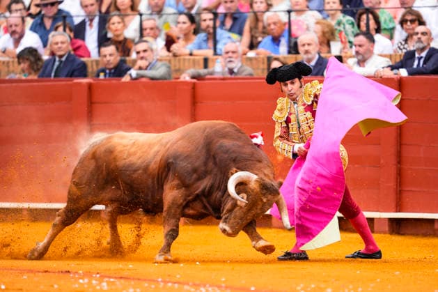 Fourth Regular Bullfight of the San Miguel Fair in Seville: Morante de la Puebla during the fourth regular bullfight of the San Miguel Fair at the Real Maestranza de Caballería On September 27, 2026, in Seville, Andalusia, Spain Morante de la Puebla, Daniel Luque, and Borja Jiménez fought bulls from the Garcigrande ranch during the fourth subscription bullfight of the San Miguel Fair on September 27, 2026, in Seville, Andalusia, Spain Copyright: xJoaquinxCorcherox 7804617