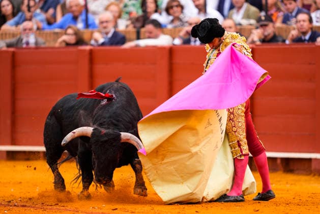 Fourth Regular Bullfight of the San Miguel Fair in Seville: Morante de la Puebla during the fourth regular bullfight of the San Miguel Fair at the Real Maestranza de Caballería On September 27, 2026, in Seville, Andalusia, Spain, Morante de la Puebla, Daniel Luque, and Borja Jiménez fought bulls from the Garcigrande ranch during the fourth subscription bullfight of the San Miguel Fair, September 27, 2026, in Seville, Andalusia, Spain Copyright: xJoaquinxCorcherox 7804632
