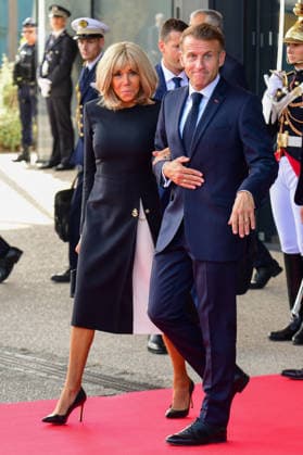 President Emmanuel Macron and his wife, First Lady Brigitte Macron, leave the Robert Schuman Conference Center in Metz, in northeastern France, on September 28, 2026, the final day of the Pope’s visit to France. Romain Doucelin, Bestimage. French President Emmanuel Macron and his wife, First Lady Brigitte Macron, leave the Robert Schuman Conference Center in Metz, northeastern France, on September 28, 2026, the final day of the Pope’s visit to France Metz, France Copyright: xRomainxDoucelinx xBestimagexRomainxDoucelinx xBestimagex
