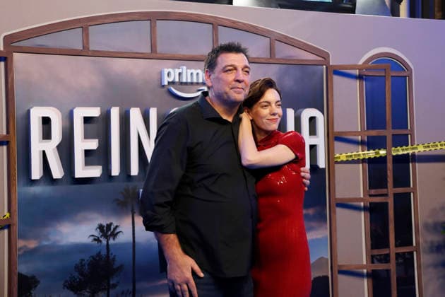 September 28, 2026, Madrid, Community Of Madrid, Spain: Spanish actors HOVIK KEUCHKERIAN (L) and VICKY LUENGO (R) pose together on the blue carpet during the premiere of the second season of the Amazon Prime Video series Reina Roja: Loba Negra at Cine Capitol on Monday, September 28, 2026, in Madrid, Spain. Keuchkerian and Luengo play the lead roles of Jon Gutierrez and Antonia Scott, respectively, in the thriller series directed by Koldo Serra and based on the bestselling novel by Juan Gomez-Jurado. This season follows the acclaimed duo as they face the Russian mafia in the Costa del Sol. The exclusive debut gathered the main cast and Spanish celebrities to celebrate the show s upcoming global release on October 2, 2026. Madrid Spain - ZUMAo127 20260928_zep_o127_071 Copyright: xHugoxOrtunox