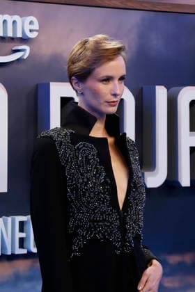 September 28, 2026, Madrid, Community Of Madrid, Spain: Spanish actress JAVIERA SKY, who plays the titular role of the ruthless hitwoman Loba Negra, poses on the blue carpet during the premiere of the second season of the Amazon Prime Video series Reina Roja: Loba Negra at Cine Capitol on Monday, September 28, 2026, in Madrid, Spain. Directed by Koldo Serra and based on the bestselling novel by Juan Gomez-Jurado, the thriller series follows the protagonists as they face the Russian mafia and Sky s character in the Costa del Sol. The exclusive debut gathered the main cast and Spanish celebrities to celebrate the show s upcoming global release on October 2, 2026. Madrid Spain - ZUMAo127 20260928_zep_o127_120 Copyright: xHugoxOrtunox