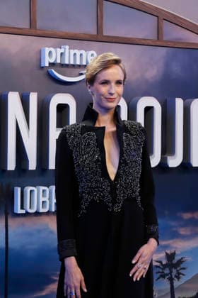 September 28, 2026, Madrid, Community Of Madrid, Spain: Spanish actress JAVIERA SKY, who plays the titular role of the ruthless hitwoman Loba Negra, poses on the blue carpet during the premiere of the second season of the Amazon Prime Video series Reina Roja: Loba Negra at Cine Capitol on Monday, September 28, 2026, in Madrid, Spain. Directed by Koldo Serra and based on the bestselling novel by Juan Gomez-Jurado, the thriller series follows the protagonists as they face the Russian mafia and Sky s character in the Costa del Sol. The exclusive debut gathered the main cast and Spanish celebrities to celebrate the show s upcoming global release on October 2, 2026. Madrid Spain - ZUMAo127 20260928_zep_o127_114 Copyright: xHugoxOrtunox