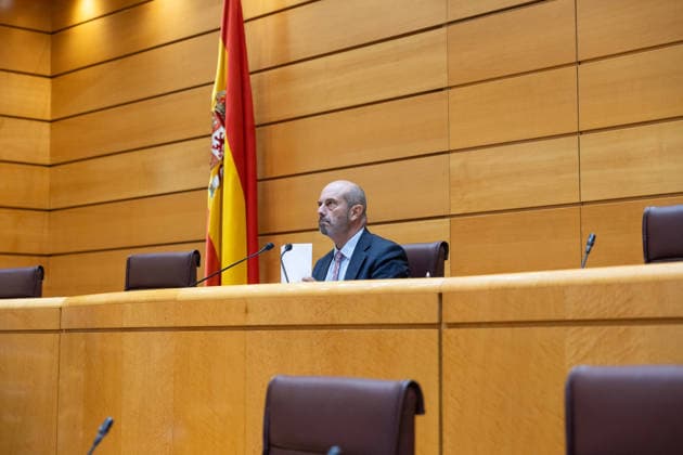 The Senate plenary session debates a motion on Democratic Memory, with the housing crisis as the underlying issue. Senate President Pedro Rollán during a plenary session in the Senate on September 29, 2026, in Madrid, Spain. The opposition will debate a motion on the Democratic Memory Act and a proposal to establish a commission on Ceuta. In addition, various committees will examine initiatives regarding employment inclusion for people with disabilities, Sahrawi nationality, and the ban on conversion therapy. SEPTEMBER 29, 2026 Jesús Hellí Madrid, Madrid, Spain Copyright: xJesusxHellinx 7808500