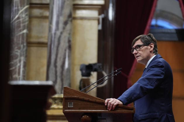 General Policy Debate in the Parliament of Catalonia Salvador Illa, President of the Generalitat of Catalonia, speaks during the General Policy Debate in the Parliament of Catalonia on September 29, 2026, in Barcelona, Catalonia, Spain. This key plenary session, which kicks off the political year, is marked by proposals on housing, regional financing, and the management of education. SEPTEMBER 29, 2026 CATALONIA DEBATE POLITICIANS GENERAL POLICY PLENARY SESSION Barcelona Catalonia Barcelona Catalonia Spain Copyright: xDavidxZorrakinox 7808511