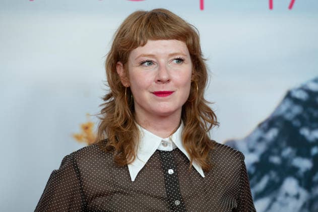 Sarah BAUERETT, Actress, Portrait, Cropped Single Image, Single Motif, Red Carpet, Red Carpet Show, Arrival, Movie Premiere: Ms. Winkler Leaves the Building, on September 30, 2026, at the Lichtburg in Essen,