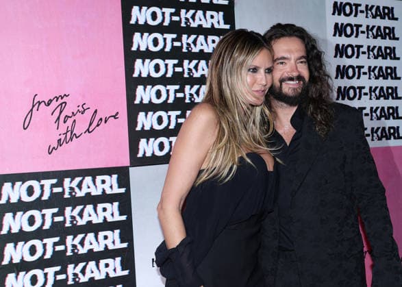 Heidi Klum and her husband Tom Kaulitz at the Karl Lagerfeld: From Paris with Love photocall at the Karl Lagerfeld Boutique in Paris on October 1, 2026. KARL LAGERFELD celebrates its Fall Winter 2026 campaign with Paris Hilton, Kit Butler, and NOT KARL, the newest addition to the House’s universe. For this private event in Saint-Germain-des-Prés, Paris Hilton will join NOT KARL to mark this new chapter—an immersive experience in the world of KARL LAGERFELD, blending fashion, creativity, and the House’s heritage Denis Guignebourg Bestimage The Karl Lagerfeld x Paris Hilton party during Paris RTW Spring Summer 2027 Fashion Week on October 1, 2026, in Paris, France Paris, France Copyright: xDenisxGuignebourgx xBestimagexDenisxGuignebourgx xBestimagex