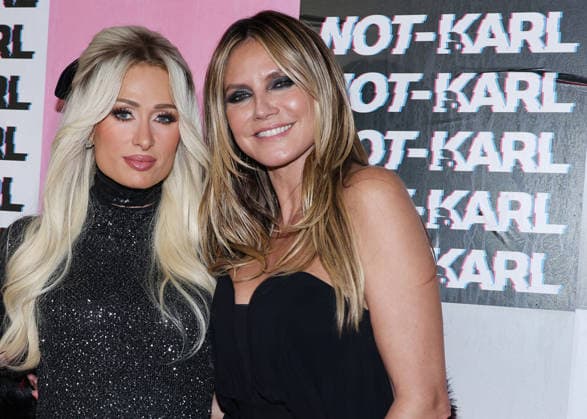 Paris Hilton, Nicky Hilton, and Heidi Klum at the Karl Lagerfeld: From Paris with Love event at the Karl Lagerfeld Boutique in Paris on October 1, 2026. KARL LAGERFELD celebrates its Fall Winter 2026 campaign with Paris Hilton, Kit Butler, and NOT KARL, a new member of the House’s universe. For this private event in Saint-Germain-des-Prés, Paris Hilton will be joined by NOT KARL to mark this new chapter—an immersive experience in the KARL LAGERFELD universe, blending fashion, creativity, and the House’s legacy. Denis Guignebourg Bestimage The Karl Lagerfeld x Paris Hilton party during Paris RTW Spring Summer 2027 Fashion Week on October 1, 2026, in Paris, France. Paris, France Copyright: xDenisxGuignebourgx xBestimagexDenisxGuignebourgx xBestimagex