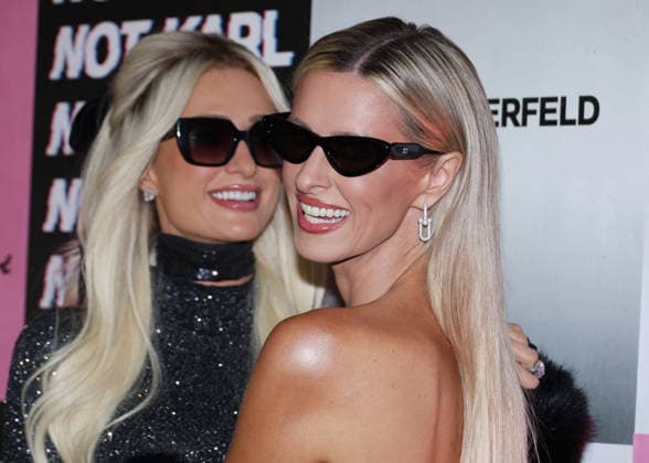 Paris Hilton, Nicky Hilton at the Karl Lagerfeld From Paris with Love event at the Karl Lagerfeld Boutique in Paris on October 1, 2026. KARL LAGERFELD celebrates its Fall Winter 2026 campaign with Paris Hilton, Kit Butler, and NOT KARL, the newest member of the House’s universe. For this private event in Saint-Germain-des-Prés, Paris Hilton will join NOT KARL to mark this new chapter—an immersive experience in the KARL LAGERFELD universe, blending fashion, creativity, and the House’s heritage. Denis Guignebourg Bestimage The Karl Lagerfeld x Paris Hilton party during Paris RTW Spring Summer 2027 Fashion Week on October 1, 2026, in Paris, France Copyright: xDenisxGuignebourgx xBestimagexDenisxGuignebourgx xBestimagex