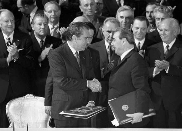 IMAGO International History, Important summits, Moscow 1972, SALT I, Richard Nixon and Leonid Brezhnev