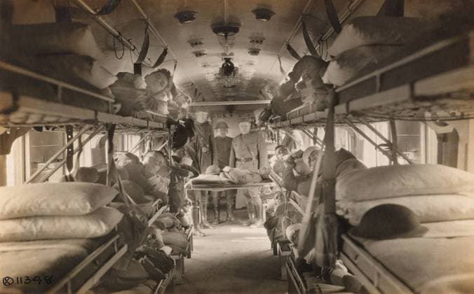 IMAGO Archive, First World War, WWI, Hospital trains 1914-1918