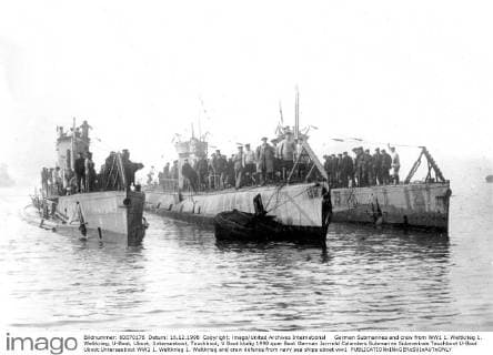 IMAGO International History, Archive, First World War, WWI, German submarine fleet 1914-1918