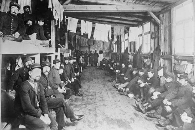 IMAGO, Bain News Service Archive, First World War, WWI, Germany, Prisoner of War Camp Zossen 1914-1915