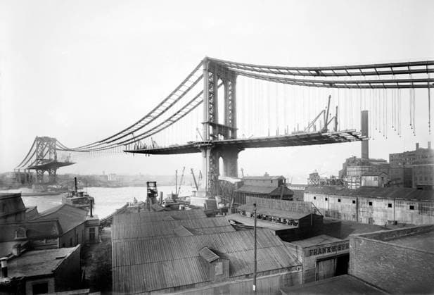 IMAGO Bain News Service Archive, USA, New York, Brooklyn and Manhattan Bridge 1905-1915