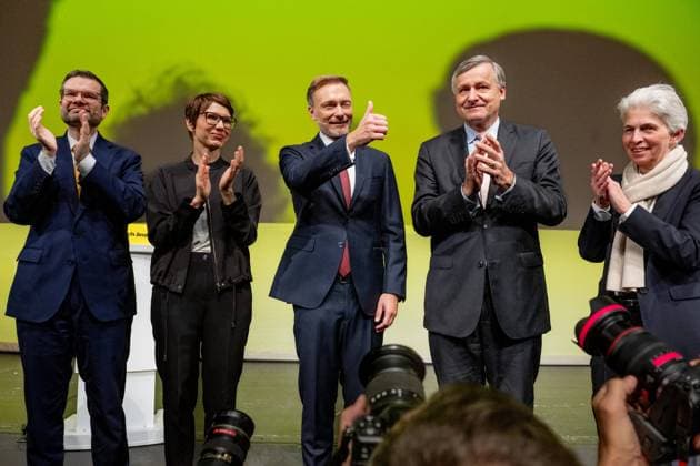 Bundestag election2025, Election campaign moments, FDP Epiphany meeting 6 January 2025 in Stuttgart