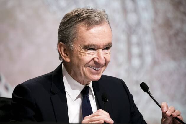 Bernard Arnault richest man in the world according to Forbes, archive images