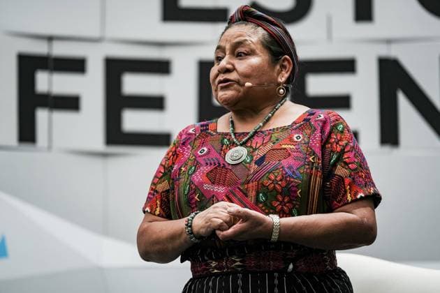 IMAGO International History, Rigoberta Menchu, Nobel Peace Prize Laureate 1992