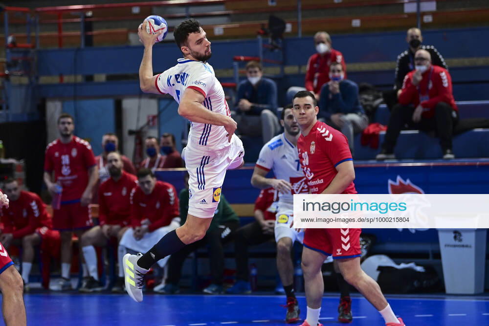 Nedim Remili (France) HANDBALL : France vs Serbie - qualifications a l EHF EURO 2022 - Creteil 09 01 2021 JBAutissier Panoramic
