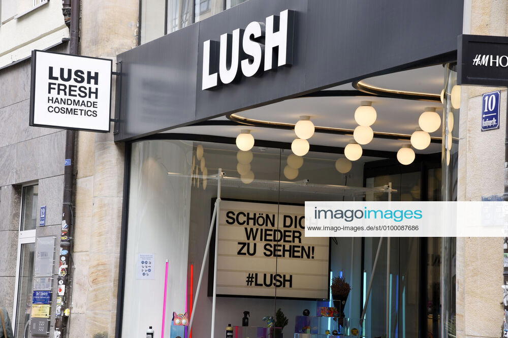 Lush shop openings after relaxation of corona restrictions Munich, 27 04 2020 Foto:xS.xFuturexImage