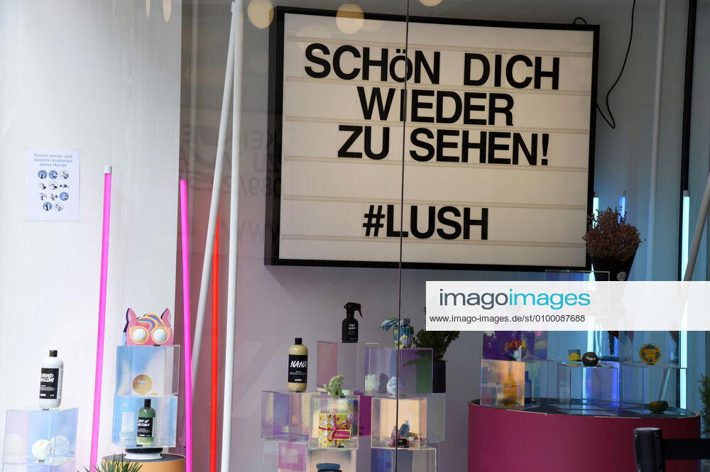 Lush shop openings after relaxation of corona restrictions Munich, 27 04 2020 Foto:xS.xFuturexImage