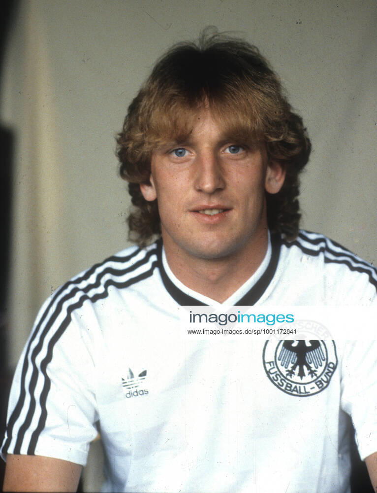 Andreas Brehme portrait national team 01 06 1984 date estimated HM