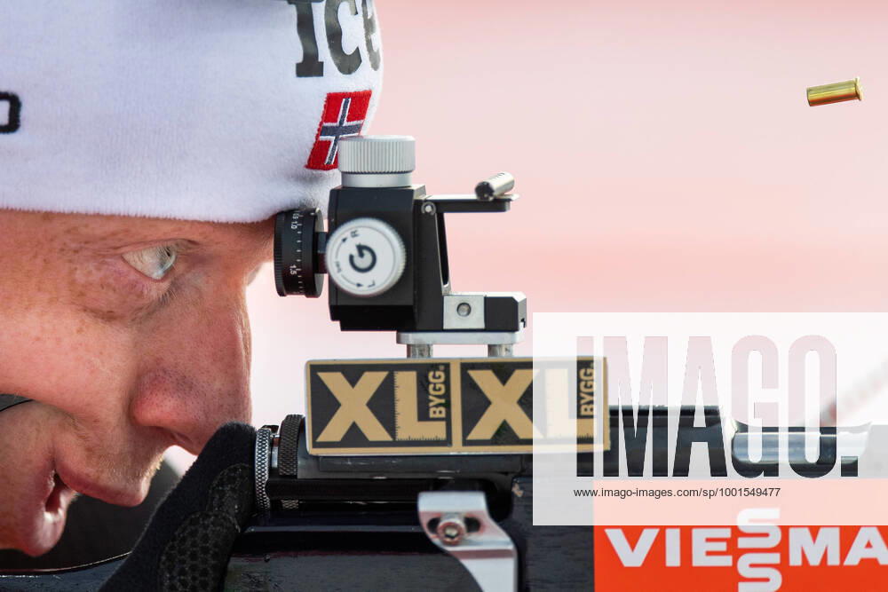 Johannes Thingnes Bo of Norway during zeroing ahead of the Men s 15 km Mass Start during the IBU Biathlon World Cup on March 21, 2021 in Östersund Photo Joel Marklund BILDBYRAN code JM JM0089 bbeng biathlon biathlon biathlon world cup ibu world cup masstart norway norway,