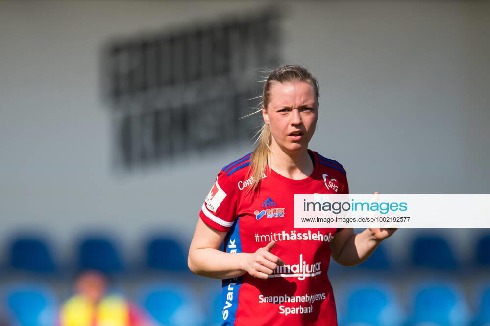 Vittsjös Kajsa Lind during the football match in the Damallsvenskan between Vittsjö and Pitea on 18 April 2021 in Vittsjö,
