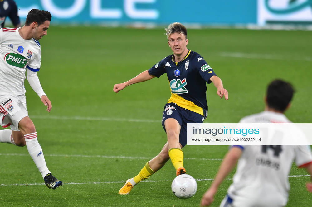 Alexander Golovin (monaco) FOOTBALL : Olympique Lyonnais vs AS Monaco - 1 4 de finale de Coupe de France - 21 04 2021 FredericChambert Panoramic