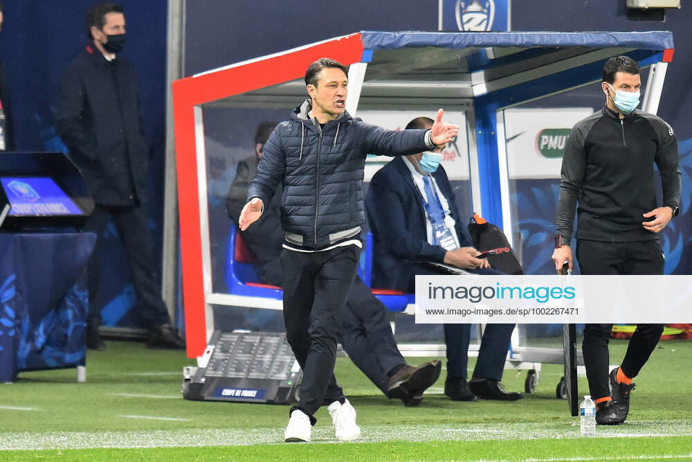 Niko Kovac (entraineur monaco) FOOTBALL : Olympique Lyonnais vs AS Monaco - 1 4 de finale de Coupe de France - 21 04 2021 FredericChambert Panoramic