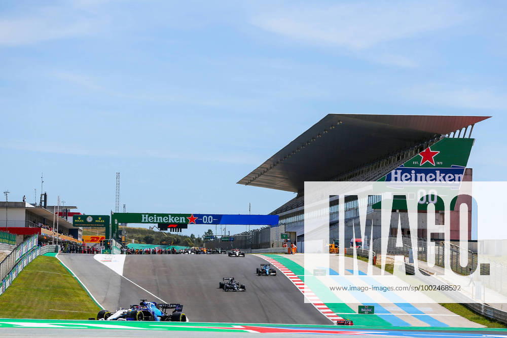 Portuguese Grand Prix, 02 05 2021. George Russell (GBR), Williams FW43B during the Formula 1 Heineken Grande Premio De Portugal 2021 at the Algarve International Circuit, Portimao, Portugal on 2 May 2021 Portimao Portugal Editorial use only ,