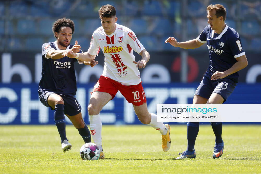 Football Season 2020 21 2 Bundesliga, 32 Matchday, VFL Bochum Jahn Regensburg 5 1 Herbert BOCKHORN VFL , Kaan CALISKANER white and Robert TESCHE VFL f li n r