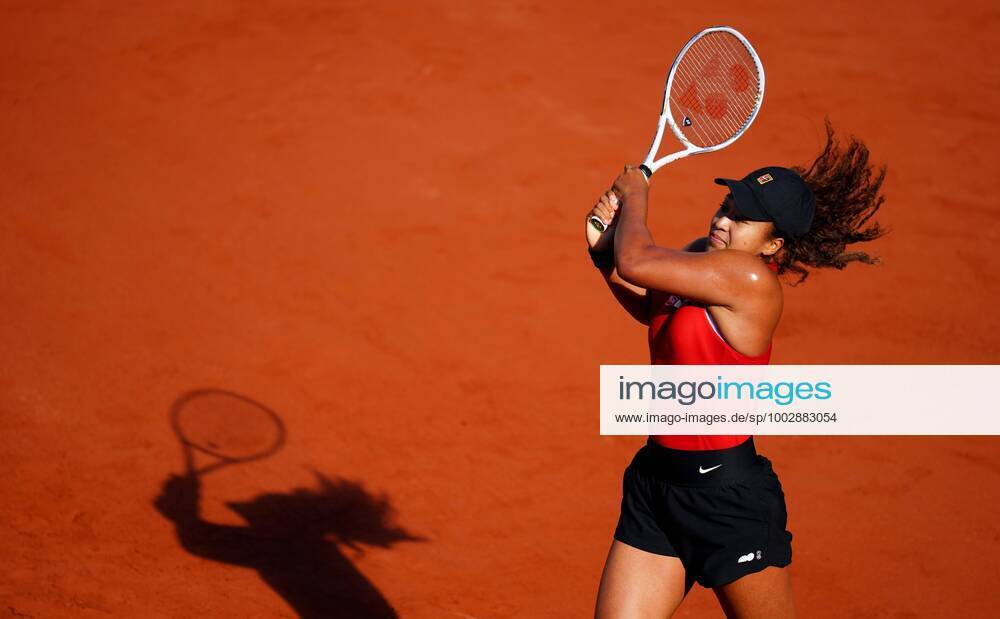 KW21 Mandatory Credit: Photo by Javier Garcia BPI Shutterstock (11976928a) Naomi Osaka practices French Open Tennis, Friday Previews, Roland Garros, Paris, France - 28 May 2021 French Open Tennis, Friday Previews, Roland Garros, Paris, France