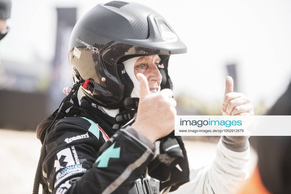 Mandatory Credit: Photo by Charly Lopez Motorsport Images Shutterstock (11984861bq) Jutta Kleinschmidt (GER), ABT CUPRA XE during the 2021 Extreme E Ocean X Prix 2021 XE Ocean X Prix, Lac Rose, Dakar, Senegal - 29 May 2021 2021 XE Ocean X Prix, Lac Rose, Dakar, Senegal