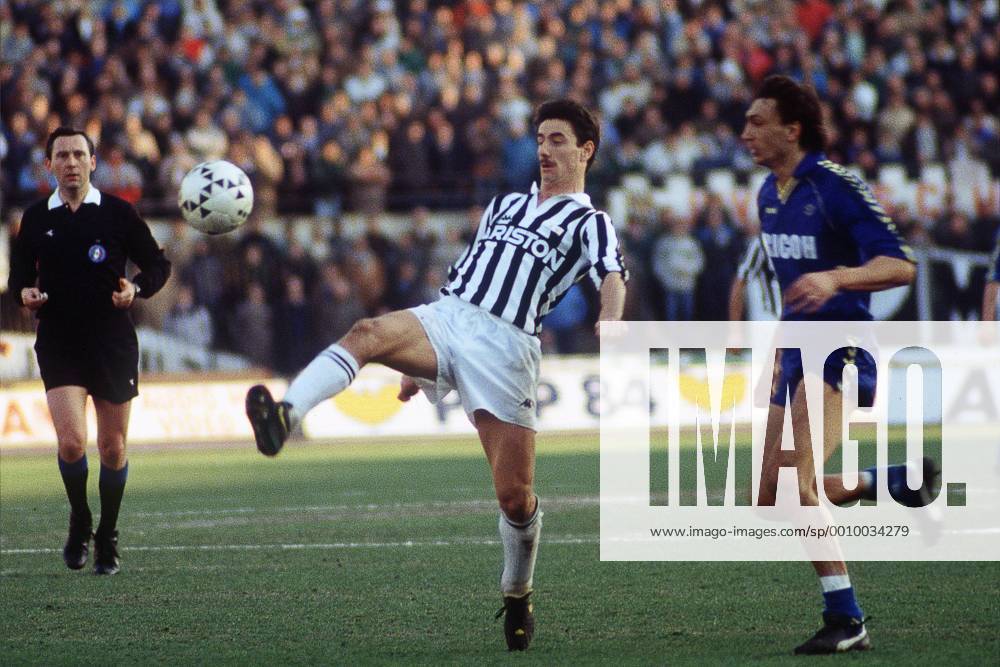 IAN RUSH (Juventus Turin, li.) - Juventus Turin vs. AC Chievo Verona -
