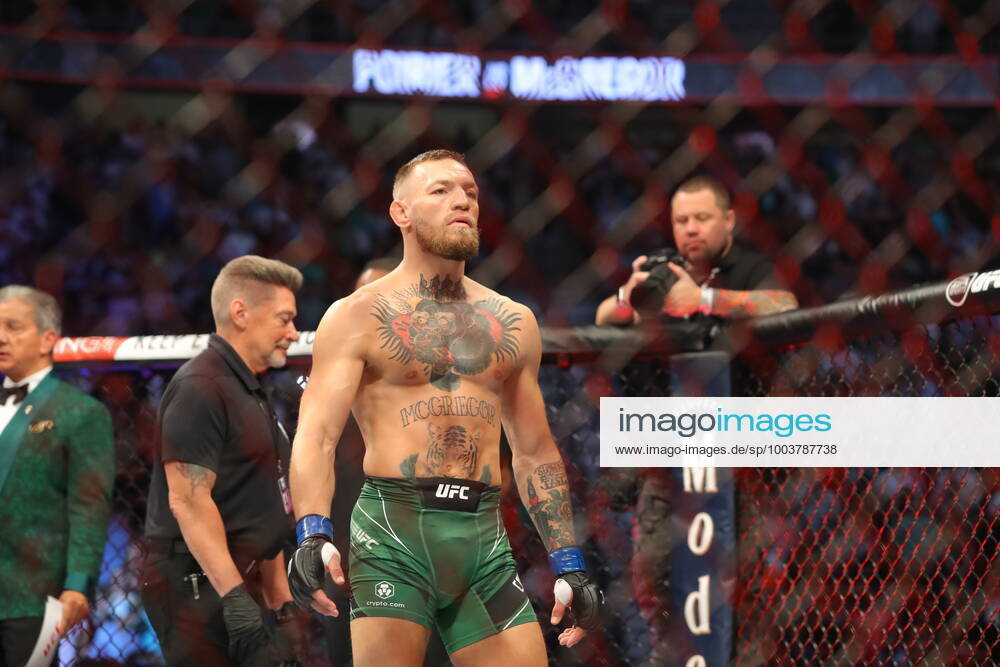 UFC 264, T-Mobile Arena, Las Vegas, Nevada, USA 10 7 2021 Dustin Poirier vs Conor McGregor Conor McGregor before the fight Conor McGregor before the fight 10 7 2021