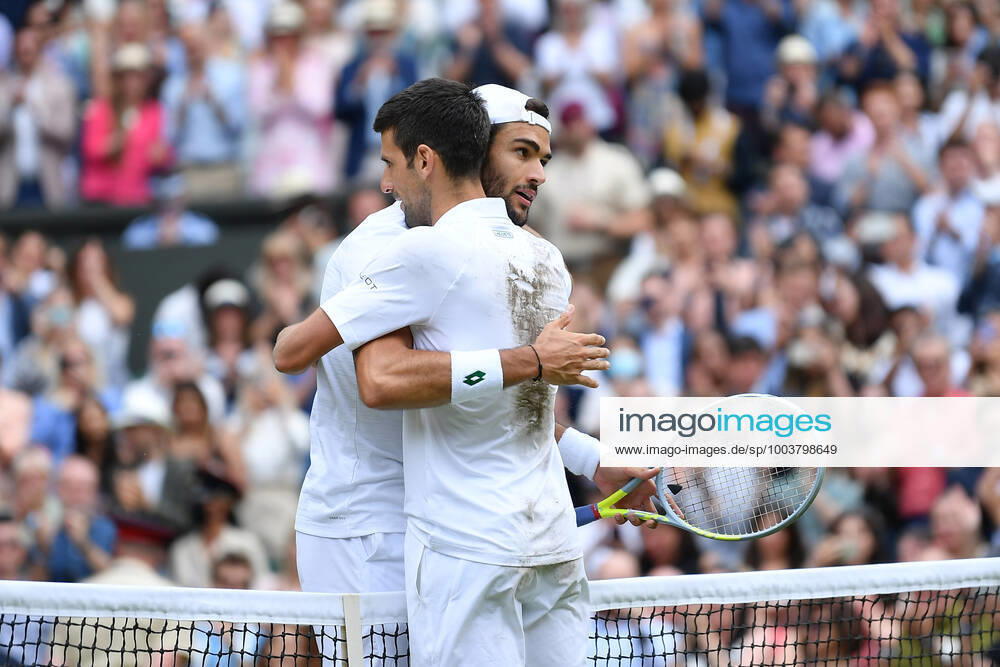 Novak Djokovic (Ser) TENNIS : Wimbledon 2021 - 11 07 2021 AntoineCouvercelle Panoramic