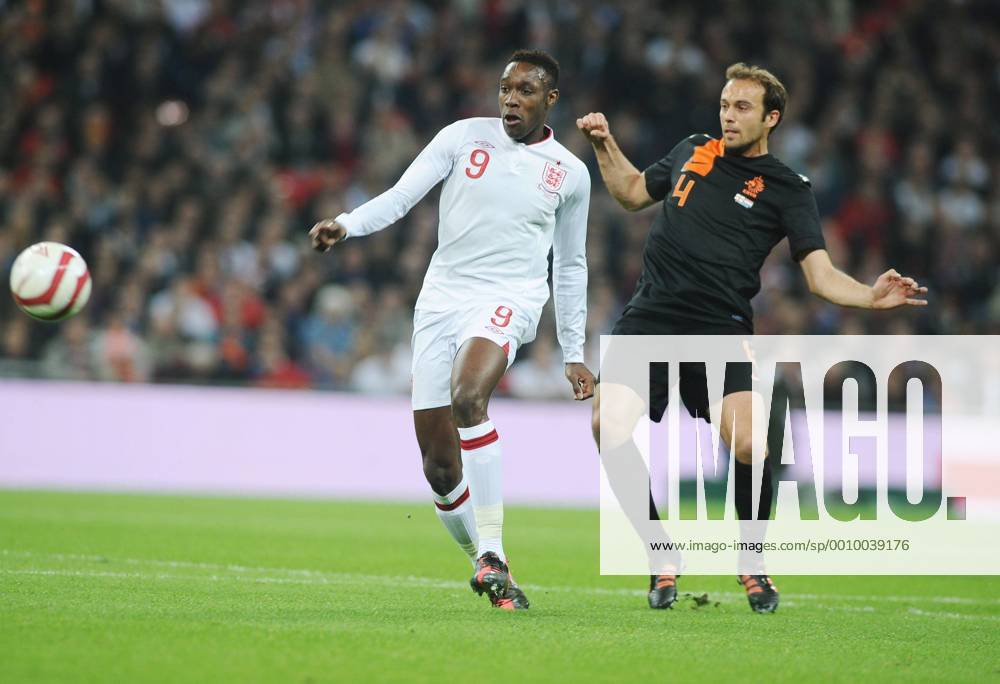 Football - International Friendly - England vs. The Netherlands Danny Welbeck - England Joris Mathijsen - Holland