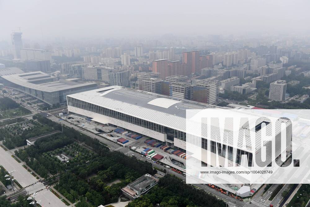 (210718) -- BEIJING, July 18, 2021 -- Photo taken on July 15, 2021 shows China National Convention Center Phase II in Beijing, capital of China. Sitting in the southern part of China National Convention Center Phase II, the Main Media Center (MMC) for Beijing 2022 Olympic and Paralympic Winter games, Winterspiele,Spiele, Summer games is an integration of the traditional Main Press Center (MPC) and the International Broadcast Center (IBC). ) Xinhua Headlines: Countdown to Beijing 2022 Organizers shaping up for final preparations with 200 days to go ZhangxChenlin