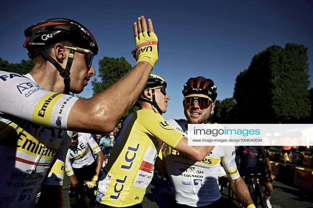 PARIS, FRANCE - JULY 18 : POGACAR Tadej (SLO) of UAE TEAM EMIRATES during stage 21 of the 108th edition of the 2021 Tour de France cycling race, the stage of 108,4 kms between Chatou and finish at the Champs Elysees in Paris. on July 18, 2021 in Paris, France, 18 07 2021 CYCLISME : Tour de France 2021 - Etape 21 - Chatou to Champs Elysees - 18 07 2021 PHOTONEWS PANORAMIC