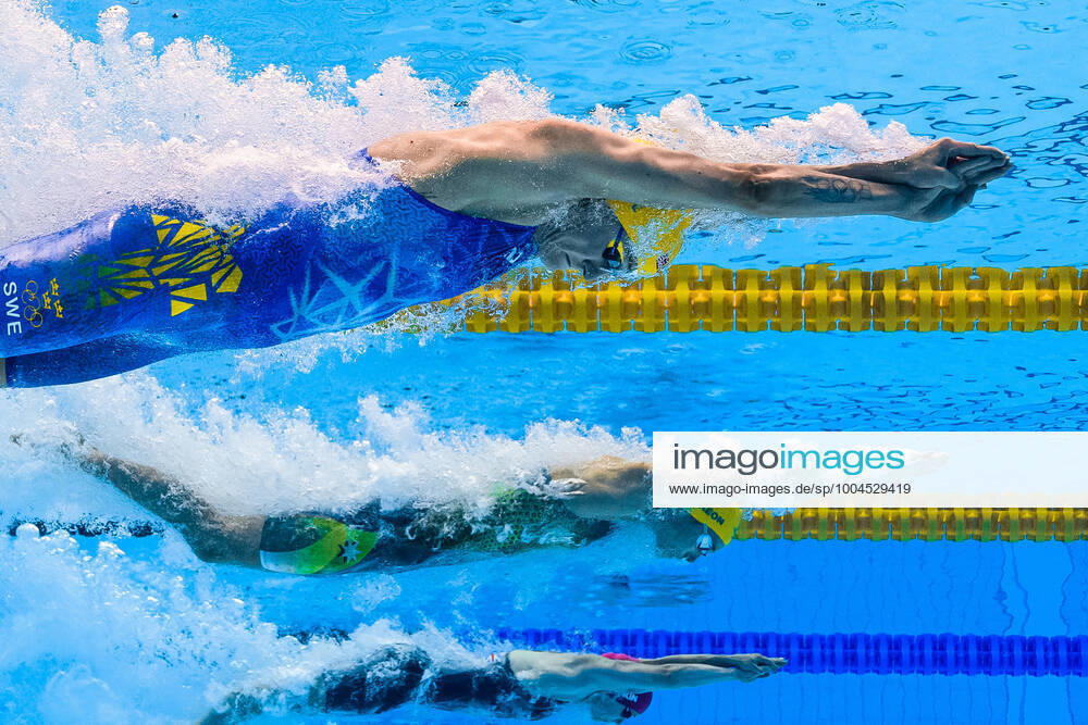 Sarah Sjöström of Sweden and Emma McKeon of Australia compete in women 100 s 100 meter freestyle swimming semifinals during day 6 of the Tokyo 2020 Olympic Games on July 29, 2021 in Tokyo Photo Joel Marklund BILDBYRAN kod JM JM0175 bbeng simning swimming svomming olympic games olympics os ol olympiska spel olympiske leker tokyo2020 tokyo 2020 tokyo os tokyo ol dam Sverige Sweden semifinal,
