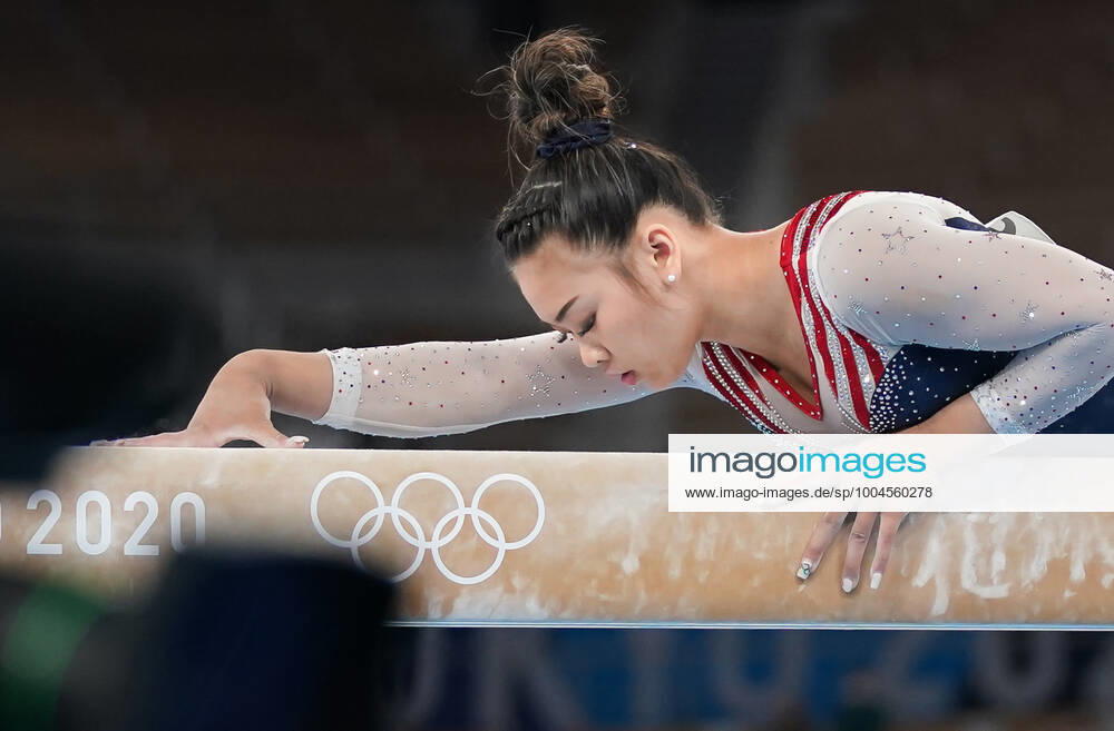 (210729) -- TOKYO, July 29, 2021 -- Sunisa Lee of the United States competes in the balance beam competition of the artistic gymnastics women s all-around final at the Tokyo 2020 Olympic Games, Olympische Spiele, Olympia, OS in Tokyo, Japan, July 29, 2021. ) (TOKYO2020)JAPAN-TOKYO-OLY-ARTISTIC GYMNASTICS-WOMEN S ALL-AROUND ChengxMin