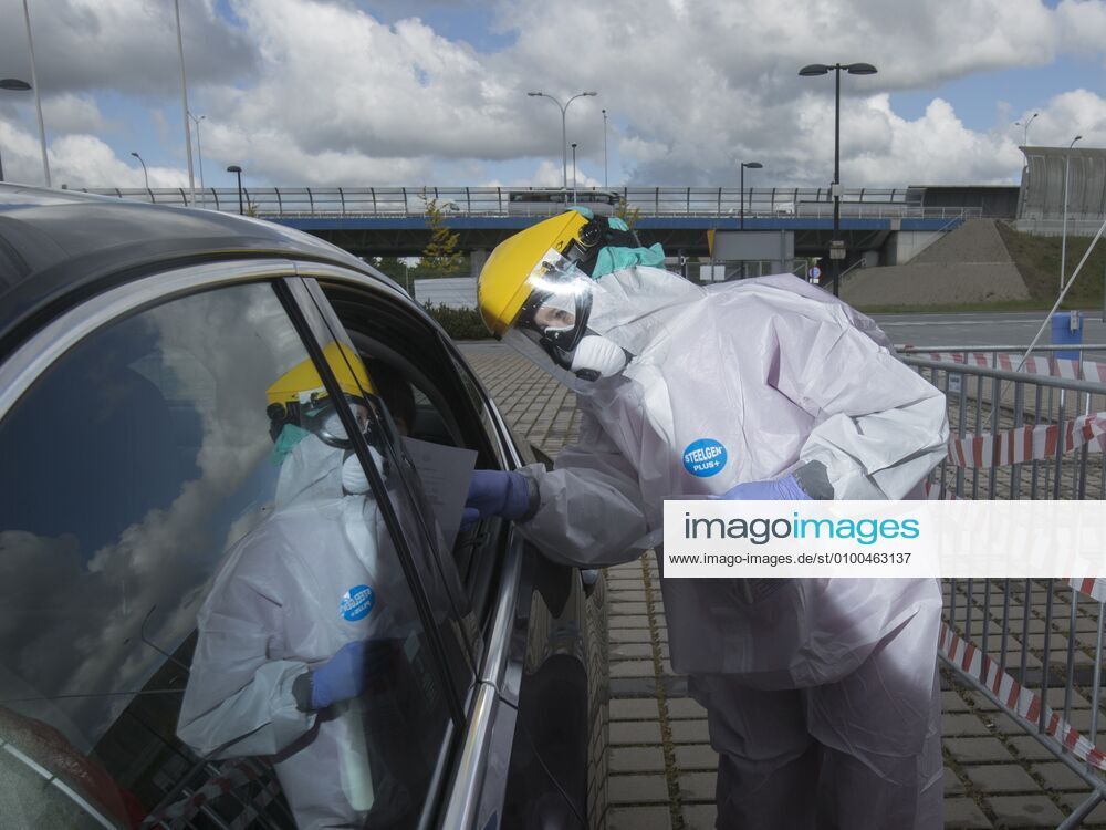 Drive & Go-Thru mobile tent for testing for the coronavirus as a part of the action Keep safe the Medics in Wroclaw Drive & Go-Thru mobile tent for testing for the coronavirus as a part of the action Keep safe the Medics provide free of charge tests for medics on May 12, 2020 in Wroclaw, Poland. There is also a possibility of making commercial tests for all those who want to get tested EN_01428357_0006